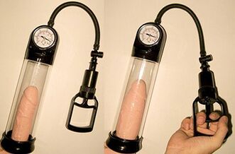 Enlargement of the penis by 3-4 cm in length in 1 day using a vacuum pump